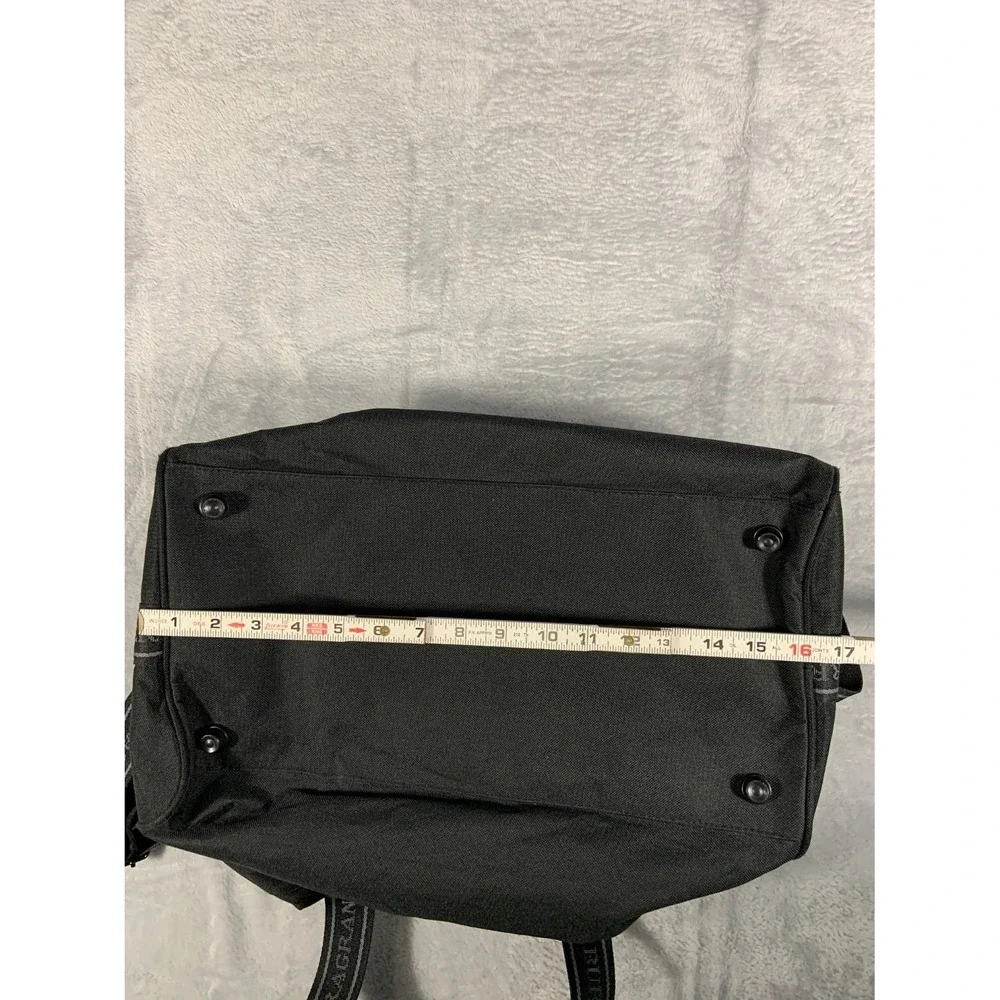 Burberry Fragrances Promotional Duffel Bag Medium Black Nylon Travel Weekender